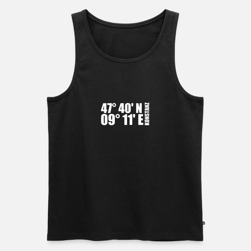 Constancy Coordinates - Men's Premium Organic Tank Top - black