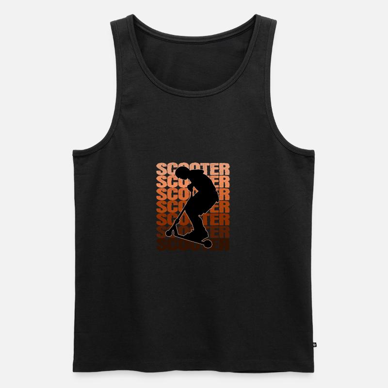 Scooter - Männer Premium Bio Tank Top - Schwarz