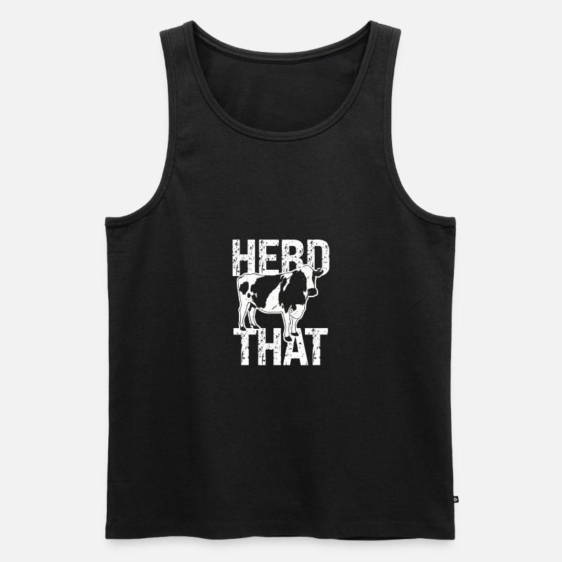 Herde, die - Männer Premium Bio Tank Top - Schwarz