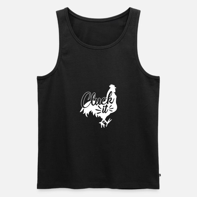 Caqueter- - Débardeur bio Premium Homme - noir