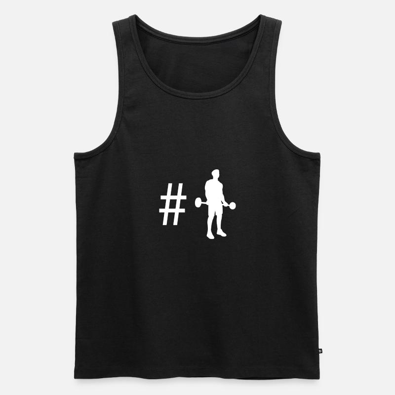 Hashtag - Pertinence - - Débardeur bio Premium Homme - noir