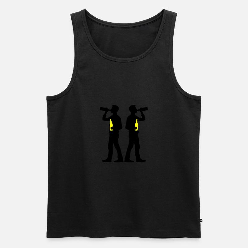 Trinker Bier - Männer Premium Bio Tank Top - undefined