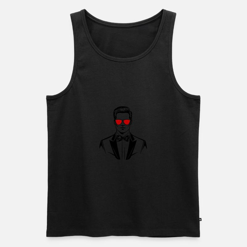Bräutigam Stylisch - Männer Premium Bio Tank Top - undefined