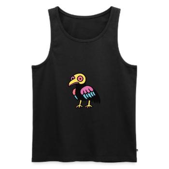 Harpy Bird Halloween Animal - Men's Premium Organic Tank Top - black - Front - AI Model Male 178 light (178cm)