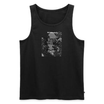 Premium Girl Nightmare ALL MEN - Männer Premium Bio Tank Top - Schwarz - Vorne - Michal (187cm)