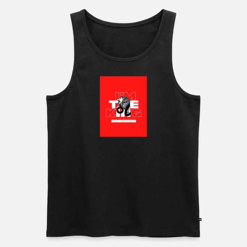 The Lion King - Männer Premium Bio Tank Top - Schwarz