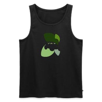 Autocross Sportauto Renner - Männer Premium Bio Tank Top - Schwarz - Vorne - AI Model Male 178 light (178cm)