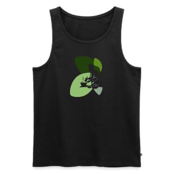 Cook Cooking Culinary Art - Men's Premium Organic Tank Top - black - Front - AI Model Male 178 light (178cm)