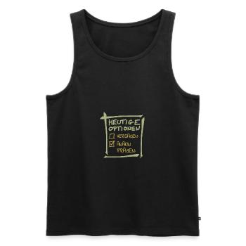 Anakin - Männer Premium Bio Tank Top - Schwarz - Vorne - AI Model Male 178 light (178cm)