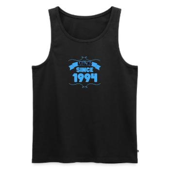 29. Geburtstag Geschenk Unglaublich seit 1994 - Männer Premium Bio Tank Top - Schwarz - Vorne - Michal (187cm)