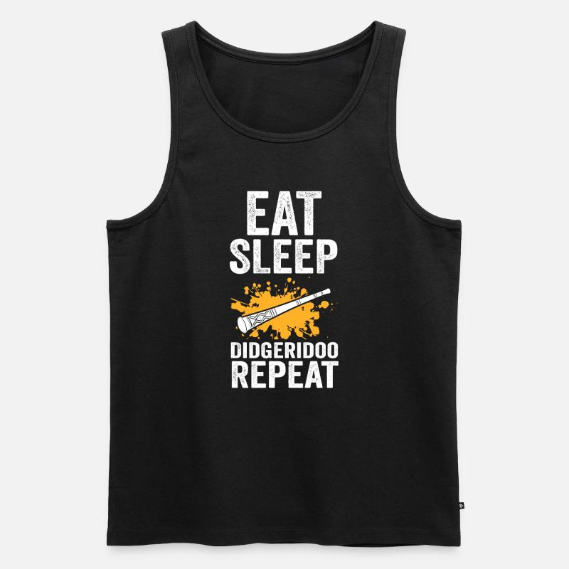 Didgeridoo Musik Didgeridoos Geschenk - Männer Premium Bio Tank Top - Schwarz