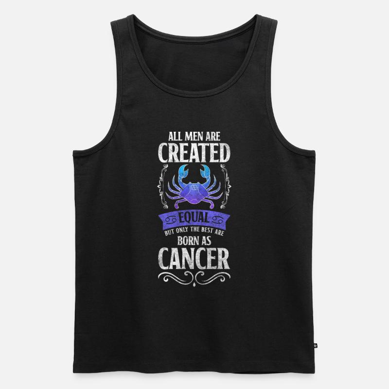Sternzeichen Astrologie Konstellation Juli - Männer Premium Bio Tank Top - Schwarz