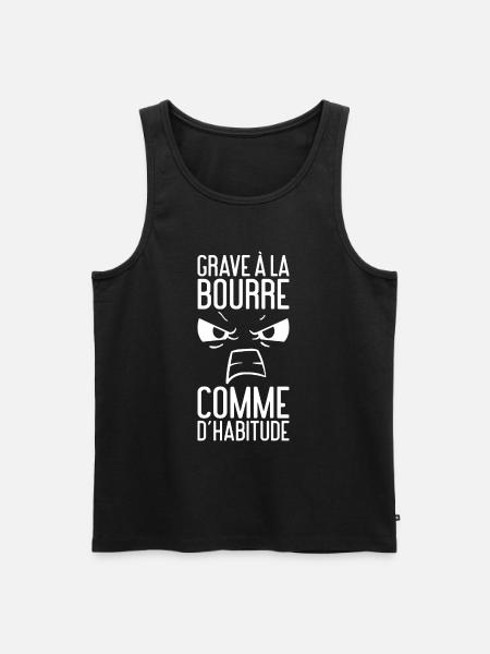 A la bourre - Débardeur bio Premium Homme - noir