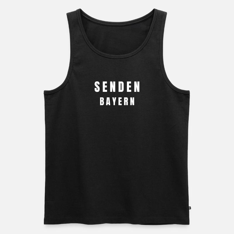 Senden Bayern - Männer Premium Bio Tank Top - Schwarz