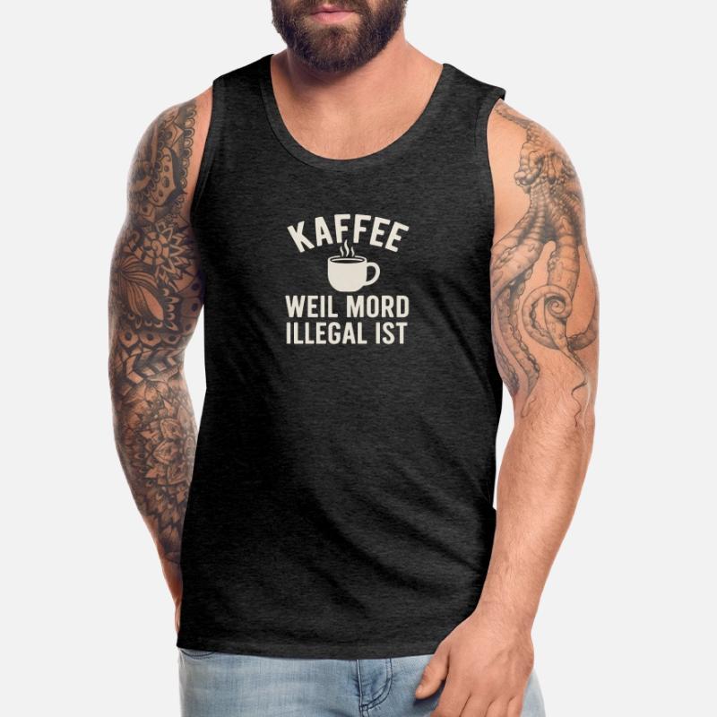Lorena's go dunkle Farben entfernt Männer Premium Bio Tank Top