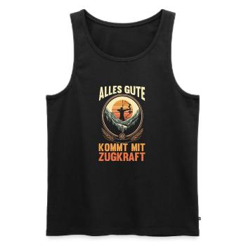 Archery Archery Archery - Men's Premium Organic Tank Top - black - Front - AI Model Male 178 light (178cm)