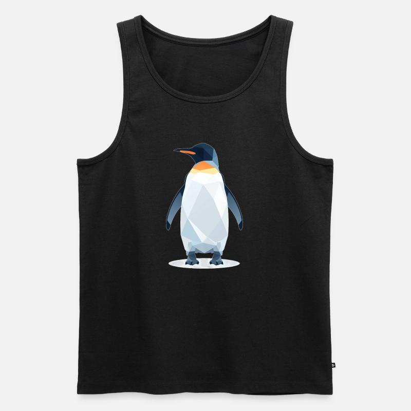 Pinguin Style - Männer Premium Bio Tank Top - Schwarz