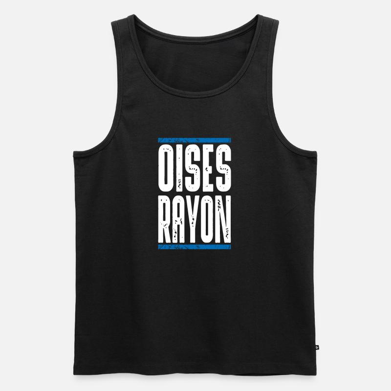 Oises Rayon - Männer Premium Bio Tank Top - Schwarz