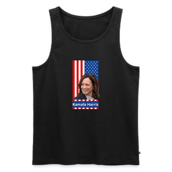 Kamala Harris for President 2024 - Men's Premium Organic Tank Top - black - Front - Michal (187cm)