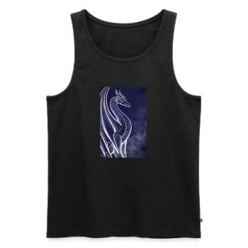 Dragon - Débardeur bio Premium Homme - noir - Devant - Michal (187cm)