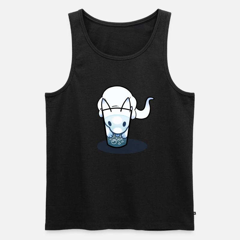 Drachenkatze - Männer Premium Bio Tank Top - Schwarz