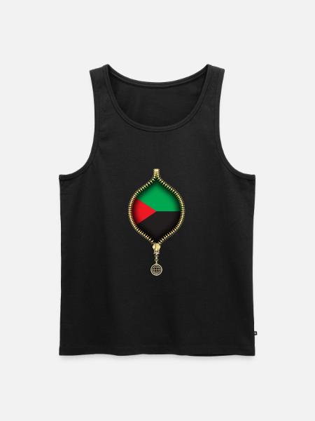 MARTINIQUE | FLAG | URBAN SYNTHETICS - Men's Premium Organic Tank Top - black