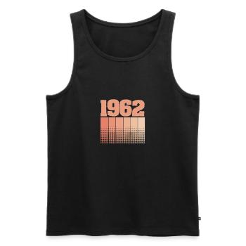 1962 - Männer Premium Bio Tank Top - Schwarz - Vorne - Michal (187cm)