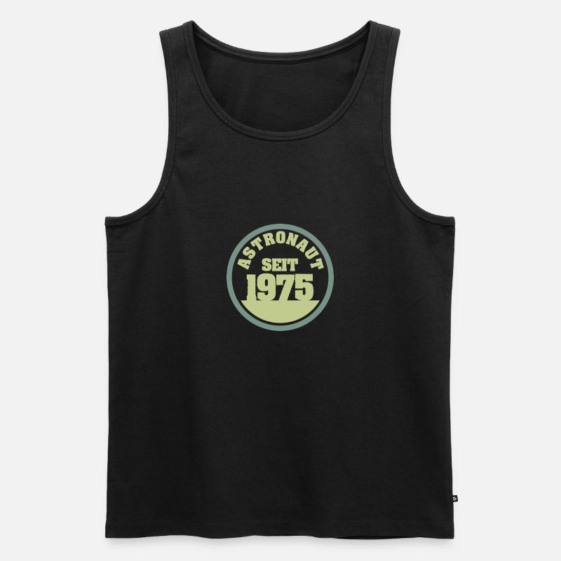 1975 - Männer Premium Bio Tank Top - Schwarz