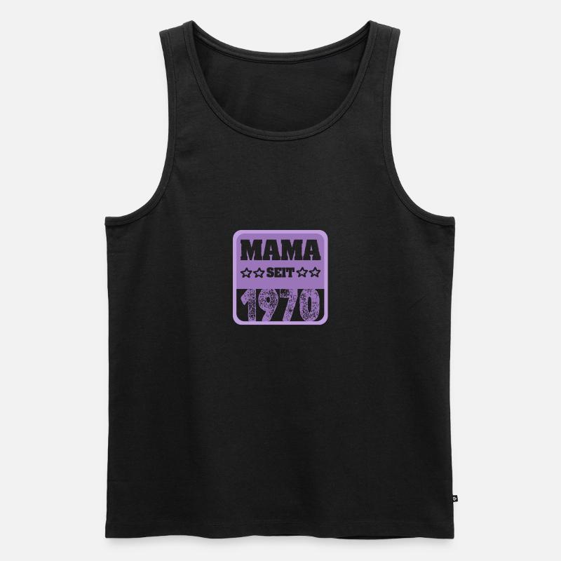 1970 - Männer Premium Bio Tank Top - Schwarz
