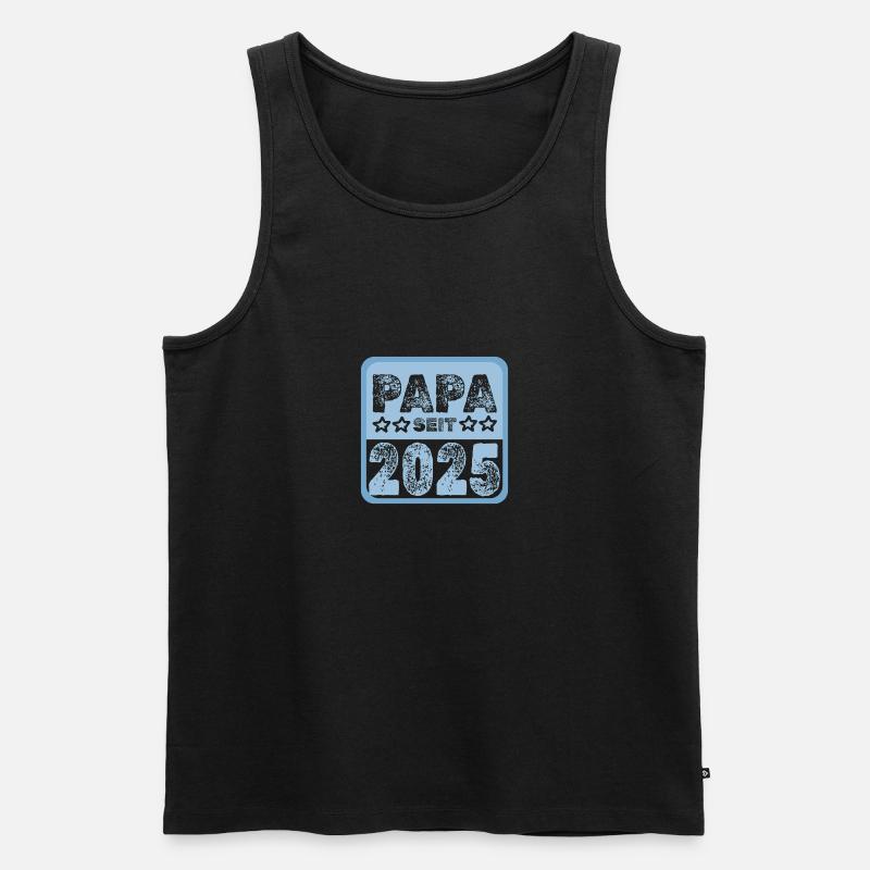 seit 2025 - Männer Premium Bio Tank Top - Schwarz