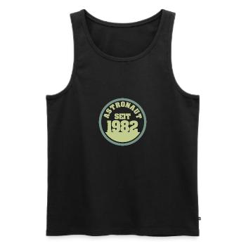 Witzig 1982 - Männer Premium Bio Tank Top - Schwarz - Vorne - Michal (187cm)