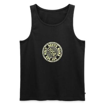 Jahr 1956 - Männer Premium Bio Tank Top - Schwarz - Vorne - Michal (187cm)