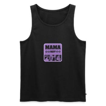 Jahr 2014 - Männer Premium Bio Tank Top - Schwarz - Vorne - AI Model Male 178 light (178cm)
