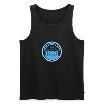 1999 - Männer Premium Bio Tank Top - Schwarz - Vorne - Michal (187cm)