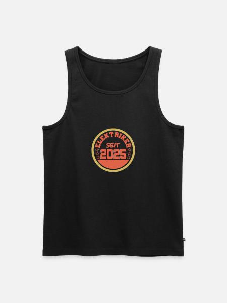 geboren 2025 - Männer Premium Bio Tank Top - Schwarz