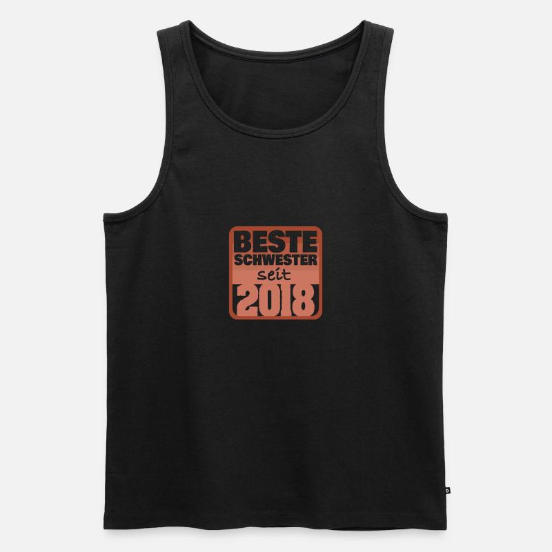 Bruder 2018 - Männer Premium Bio Tank Top - Schwarz
