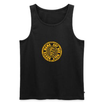 Jahr 1979 - Männer Premium Bio Tank Top - Schwarz - Vorne - Michal (187cm)