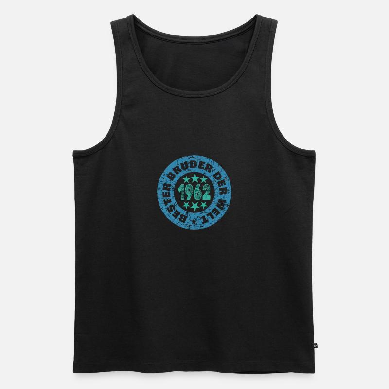 1962 - Männer Premium Bio Tank Top - Schwarz