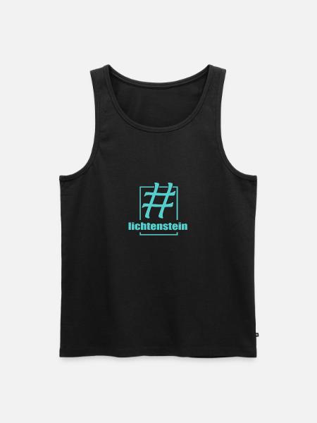 LichtensteinLichtenstein - Männer Premium Bio Tank Top - Schwarz