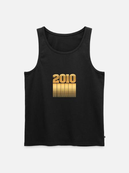 2010 - Men's Premium Organic Tank Top - black