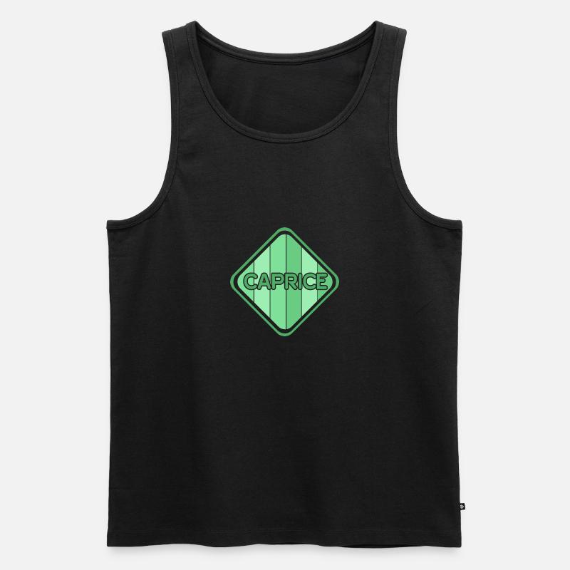 Caprice - Männer Premium Bio Tank Top - Schwarz