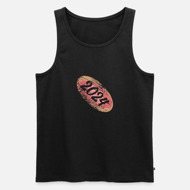 Sommer 2024 - Männer Premium Bio Tank Top - Schwarz