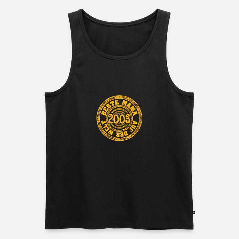 Mum 2003 - Männer Premium Bio Tank Top - Schwarz