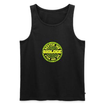 Job Biologe - Männer Premium Bio Tank Top - Schwarz - Vorne - Michal (187cm)