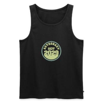 2029 - Männer Premium Bio Tank Top - Schwarz - Vorne - AI Model Male 178 light (178cm)