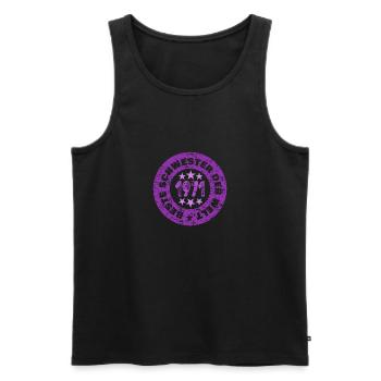 1971 - Männer Premium Bio Tank Top - Schwarz - Vorne - AI Model Male 178 light (178cm)