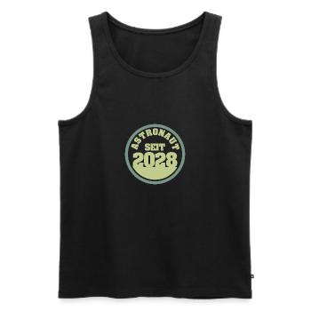 2028 - Männer Premium Bio Tank Top - Schwarz - Vorne - Michal (187cm)