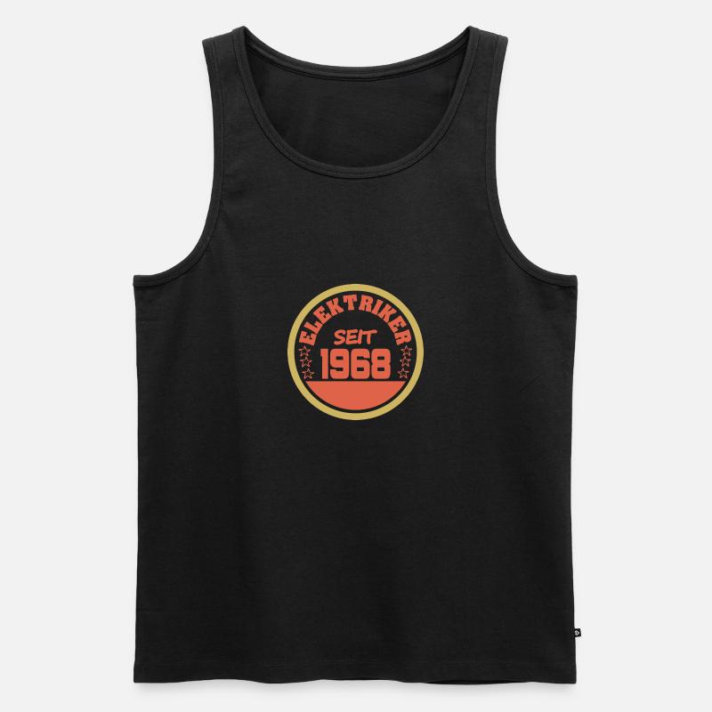 1968 1968 - Männer Premium Bio Tank Top - Schwarz