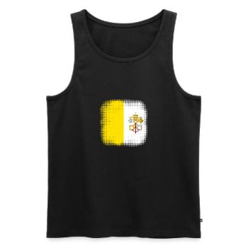 La Cité du Vatican en tant que Cité du Vatican - Débardeur bio Premium Homme - noir - Devant - AI Model Male 178 light (178cm)