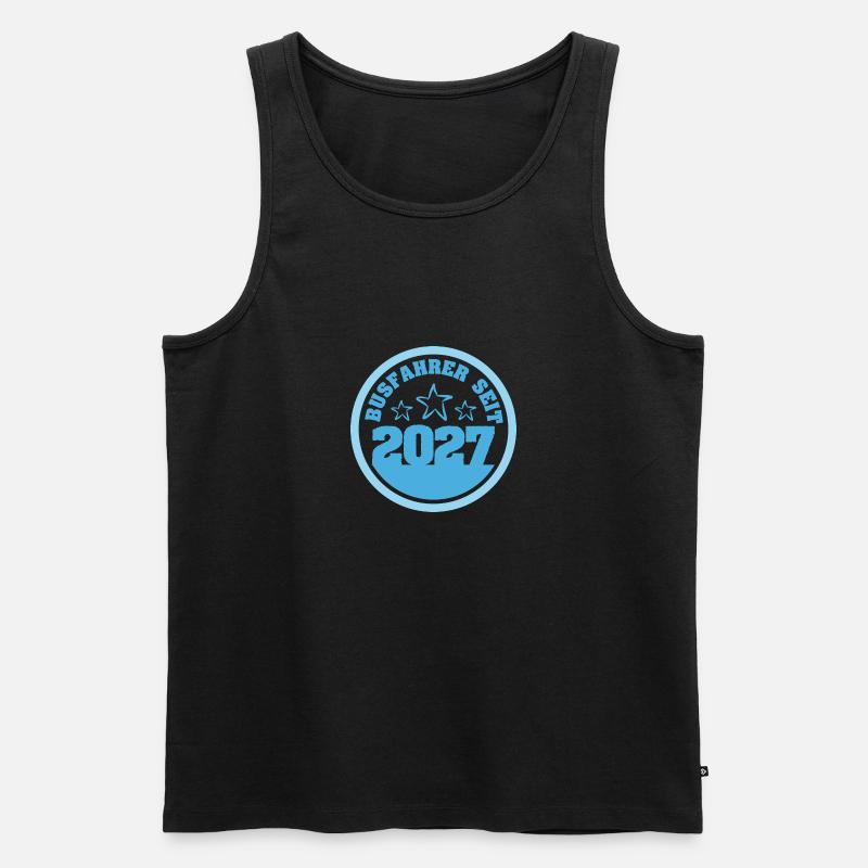 Bus 2027 - Männer Premium Bio Tank Top - Schwarz